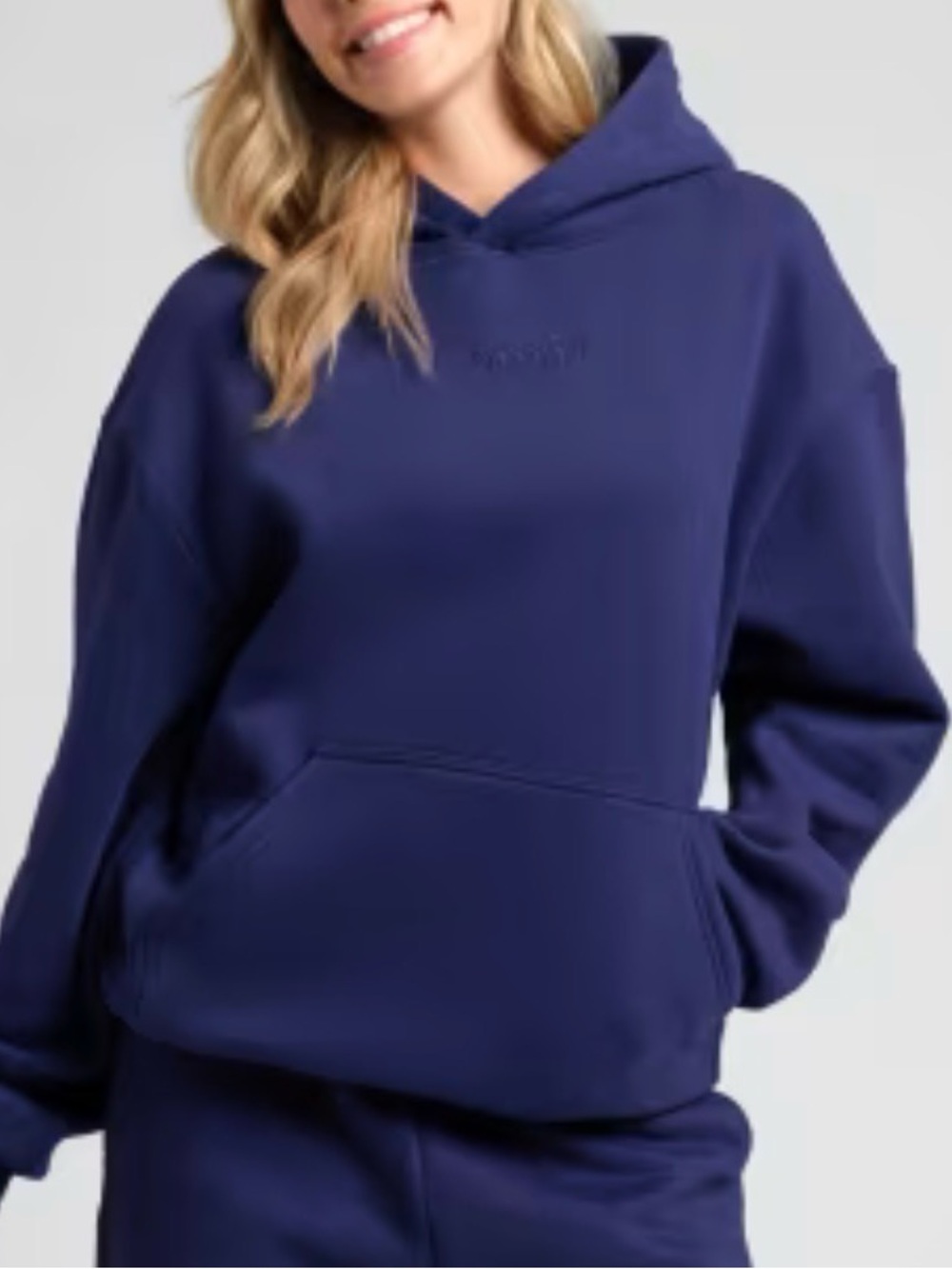 Comfort Navy Hooded Sweatshirt